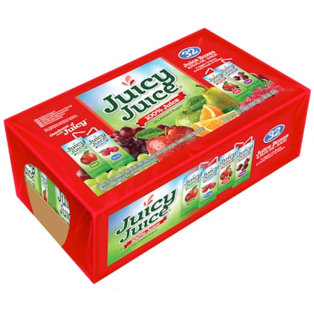Juicy Juice Single Serve Slim 6.75 fl. oz. (Apple Berry Grape Punch), PK32 48675